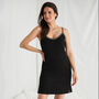 Bamboo Chemise In Black, thumbnail 3 of 4