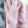 Personalised Womens Cashmere Wool Winter Gloves Gift, thumbnail 4 of 9