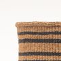 Thin Stripe Charcoal And Natural Storage Basket, thumbnail 4 of 8