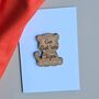 'Go Get 'Em Tiger' Wooden Token And Card, thumbnail 1 of 2