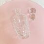 Vintage Decorative Cut Glass Crystal Perfume Bottle ~ 18, thumbnail 5 of 6