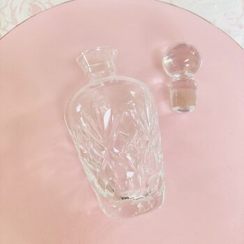 Vintage Decorative Cut Glass Crystal Perfume Bottle ~ 18, 5 of 6