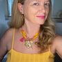 Golden Sunlight Clasp Charm Necklace, thumbnail 7 of 12