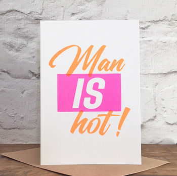 Man Is Hot Card, 2 of 3