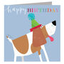 Happy Birthday Waggy Beagle Greetings Card, thumbnail 2 of 5