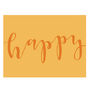 Mini Happy Greetings Card, thumbnail 2 of 3