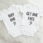 Buy One Get One Free Twin Babygrow Set, thumbnail 3 of 9