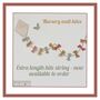 Kite Wall Hanging,Coral Bunny Fabric Nursery Decoration, thumbnail 5 of 11