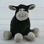 Black Snuggly Sheep Soft Plush Toy, From Birth, thumbnail 1 of 3