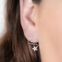 Sterling Silver Shooting Star Earrings, thumbnail 2 of 6