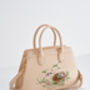 Henrietta Embroidered Cygnet Tote Bag Biscuit, thumbnail 6 of 8