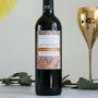 Personalised Retirement Gift Wine, thumbnail 2 of 3