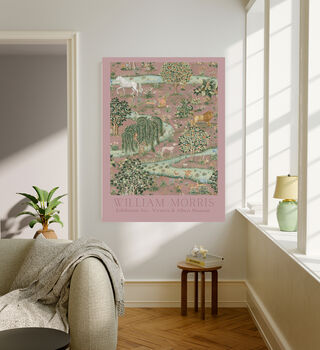 William Morris Owl And Willow Pink Art Print, 2 of 4