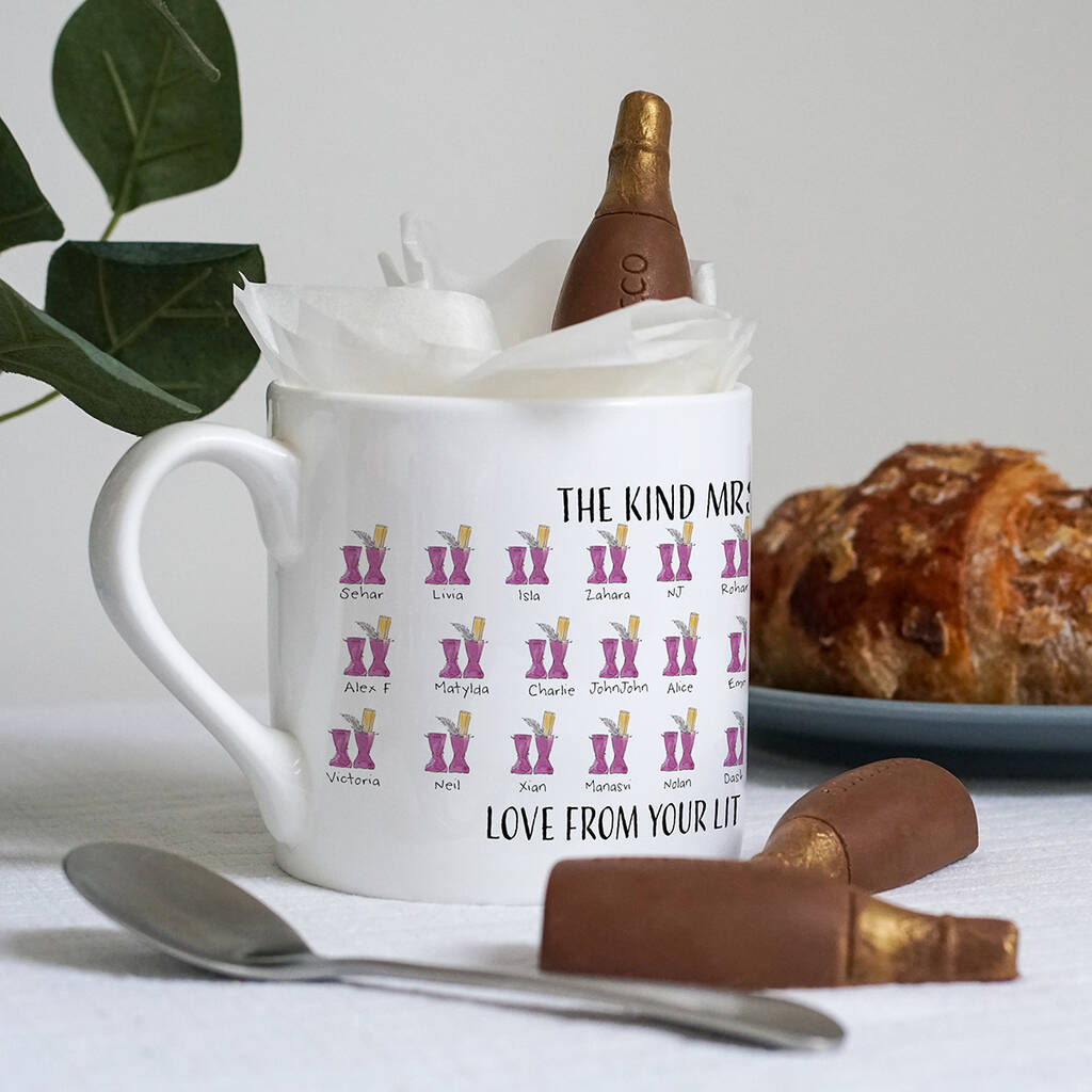 Personalised English Teacher Class Mug By This Is Nessie
