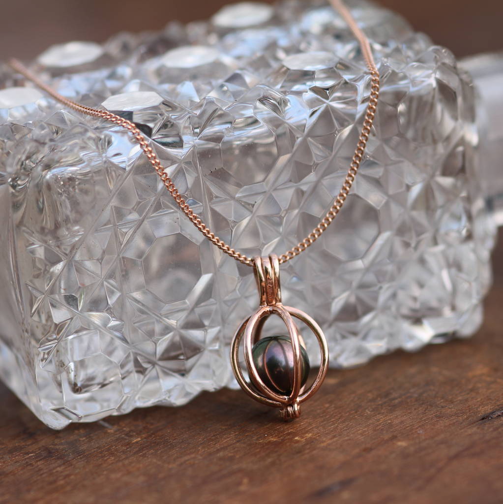 Silver Oyster Pearl Necklace By Joulberry