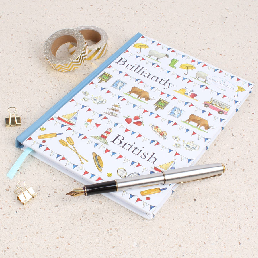 brilliantly british notebook by milly green