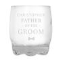 Personalised Father Of The Groom Tumbler Gift Boxed, thumbnail 3 of 3