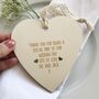 Personalised Bride And Bride Wedding Heart, thumbnail 4 of 4