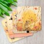 Whimsical Wildlife Set Of Four Pu Leather Coasters, thumbnail 3 of 8