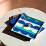 Ceramic Decorative Tray ‘Riviera Wave’, thumbnail 1 of 5