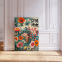 Japanese Botanical Flower Art Print, thumbnail 1 of 3