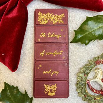 Book Lover Christmas Wax Melt Bar Set Of Four, 6 of 9