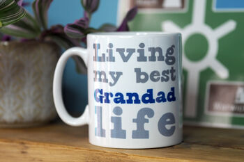 Living My Best Grandad Life Mug, 2 of 2