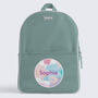 Personalised Painterly Design Kids Everyday Backpack, thumbnail 8 of 9