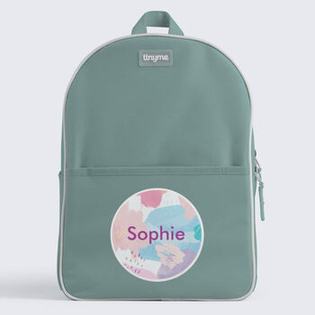 Personalised Painterly Design Kids Everyday Backpack, 8 of 9