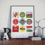 Liverpool Beer Mat 1st Edition Poster, thumbnail 1 of 4