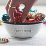 Personalised Enamel Snack Bowl, thumbnail 3 of 4