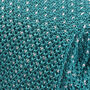 Light Blue Star Pointed Silk Knitted Tie, thumbnail 4 of 5