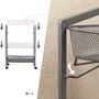 Three Tier Trolley Household Cart Baskets Shelves, thumbnail 5 of 10