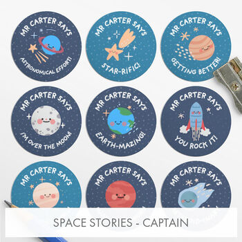 Personalised Teacher Stickers 54 Stickers, 4 of 12