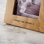 Personalised Solid Oak Photo Frame, thumbnail 6 of 10