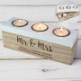 Personalised Free Text Triple Tea Light Box Tealight Holder, thumbnail 4 of 10