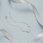 Cz Crystal And Cz Butterfly Floating Bracelet, thumbnail 5 of 9