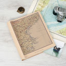 personalised vintage map photo album by atlas & i | notonthehighstreet.com