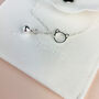 Sterling Silver Cat Bracelet With Hanging Bell Charm, thumbnail 4 of 6