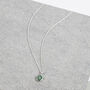 Hampton Emerald And Sterling Silver Necklace, thumbnail 1 of 6