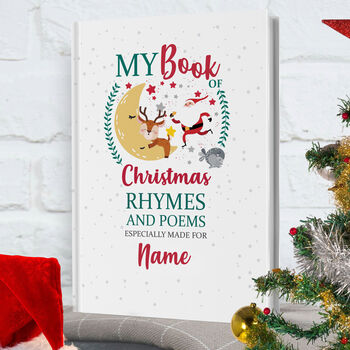 Christmas Nursery Rhymes And Personalised Poems Book, 2 of 9