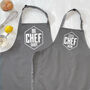 Big Chef Little Chef Personalised Hexagon Aprons, thumbnail 1 of 8