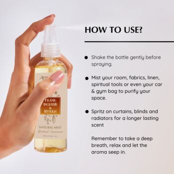 Frankincense And Myrrh Natural Mist, 4 of 7