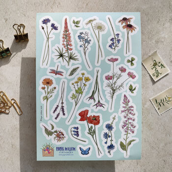 Cottage Garden Wildflowers Letter Writing Set, 2 of 8