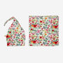 Floral Swaddle Baby Blanket And Hat Layette Set, thumbnail 1 of 5