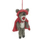 Handmade Felt Big Bad Wolf Hanging Decoration, thumbnail 2 of 3