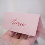 Pink Bridal Shower Hen Party Place Card Decor X 10, thumbnail 4 of 6