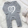 Personalised Proposal In A Heart Babygrow, thumbnail 9 of 9