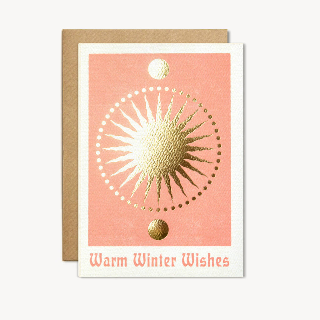 Warm Winter Wishes Christmas Card By Cai &amp; Jo | notonthehighstreet.com