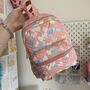 Personalised Childrens Pastel Heart Small Backpack, thumbnail 4 of 7